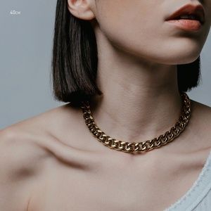 Gold-color Curb Chain